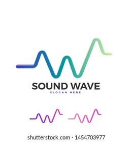 Sound Wave Music Logo Vector