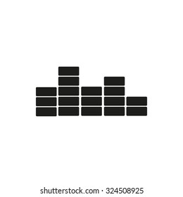 sound wave music vector
