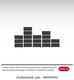 sound wave music vector