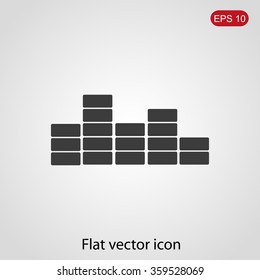 sound wave music vector