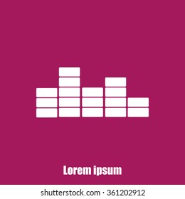 sound wave music vector