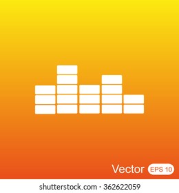 sound wave music vector