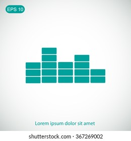 sound wave music vector