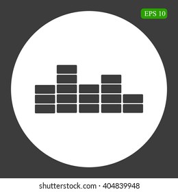 sound wave music vector