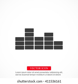 sound wave music vector

