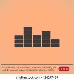 sound wave music vector
