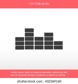 sound wave music vector
