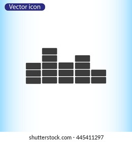 sound wave music vector
