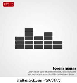 sound wave music vector
