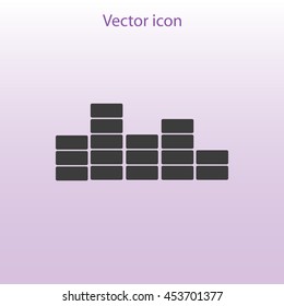 sound wave music vector
