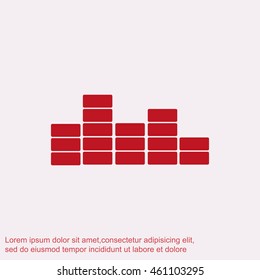 sound wave music vector