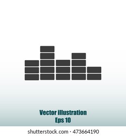 sound wave music vector