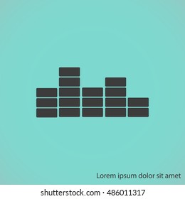 sound wave music vector