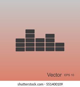 sound wave music vector