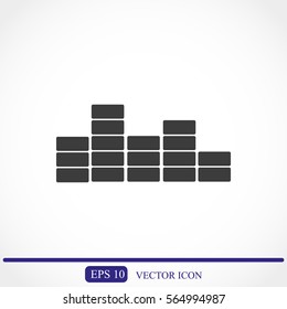 sound wave music vector