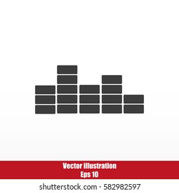 sound wave music vector
