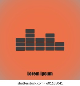 sound wave music vector