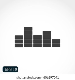 sound wave music vector