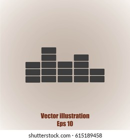 sound wave music vector