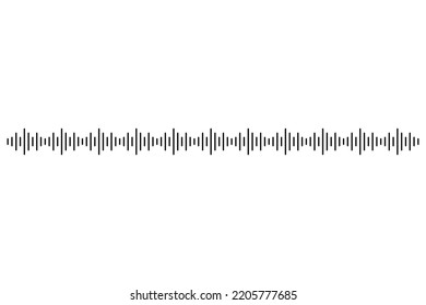 Sound Wave Music Volume Icon Symbol for Logo, Apps, Pictogram, Website or Graphic Design Element. Vector Illustration 