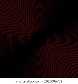 sound wave on dark background