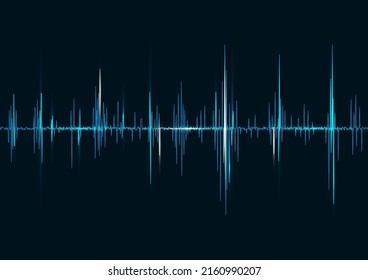 sound wave pattern abstract background