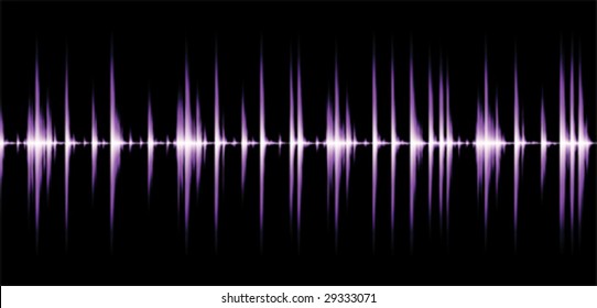 Sound wave pattern (easily editable file)