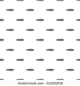 Sound wave pattern. Simple illustration of sound wave vector pattern for web