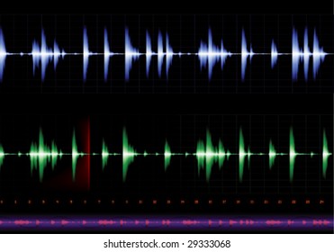 Sound wave patterns (easily editable file)