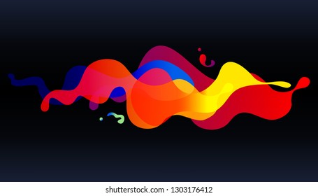 Sound wave or pulse line background. Vector abstract microphone voice digital gradient for music technology and equalizer pattern