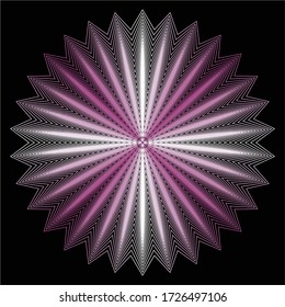 Sound wave rhythm. Abstract wavy stripes on a white background isolated. Creative line art.