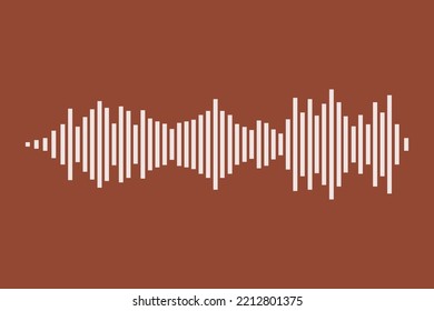 Sound wave rhythm, Equalizer waves. Dynamic vibration wallpaper. Vector illustration