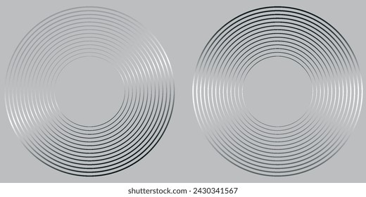 Sound wave rhythm lines spiral modern dynamic abstract vector background