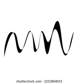 sound wave spectrum icon illustration design