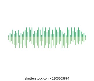 Sound wave symbol illustration