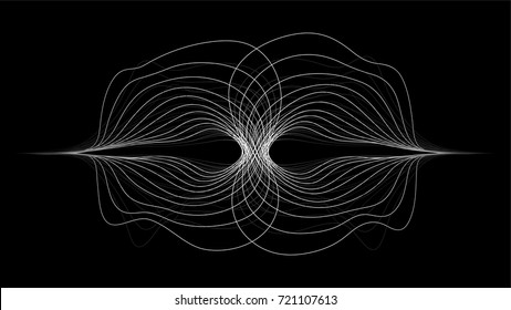 Sound wave Technology Background Display