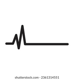 Ilustración del logotipo de la plantilla de onda de sonido