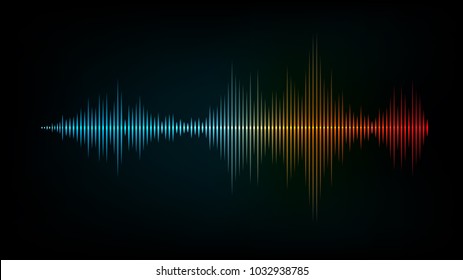 sound wave vector background