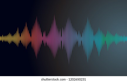 sound wave vector background