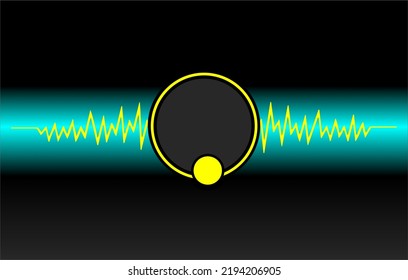 sound wave vector background, sound efect