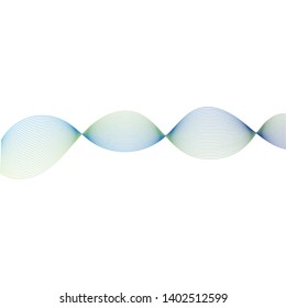 Sound wave vector icon illustration template