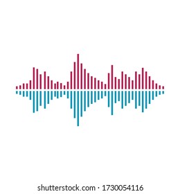 Darstellung von Sounds-Welle-Vektorbildern