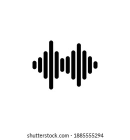 Sound Wave Vector Icon Illustration Design. Vector illustration. EPS10