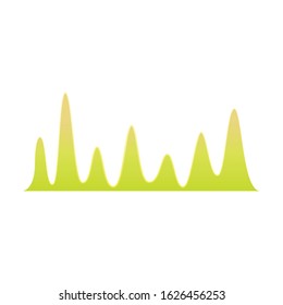Sound of wave vector icon.Cartoon vector icon isolated on white background sound of wave .