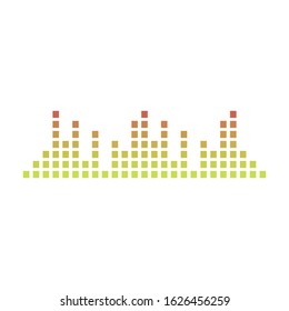 Sound of wave vector icon.Cartoon vector icon isolated on white background sound of wave .