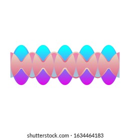 Sound of wave vector icon.Cartoon vector icon isolated on white background sound of wave .