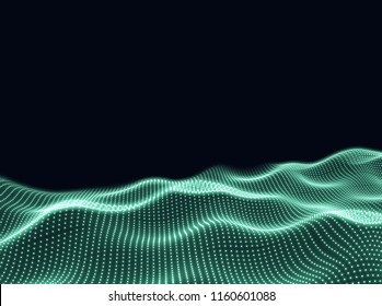 Sound wave - vector illustration