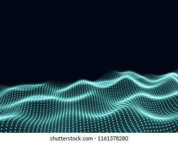 Sound wave - vector illustration