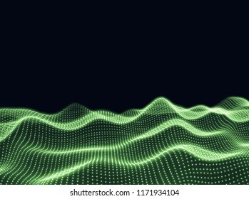 Sound wave - vector illustration