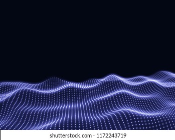 Sound wave - vector illustration